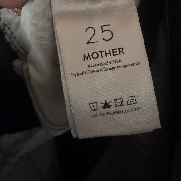 Mother The Double Insider Heel Jeans size 25 in Opposites Attract - Picture 6 of 8